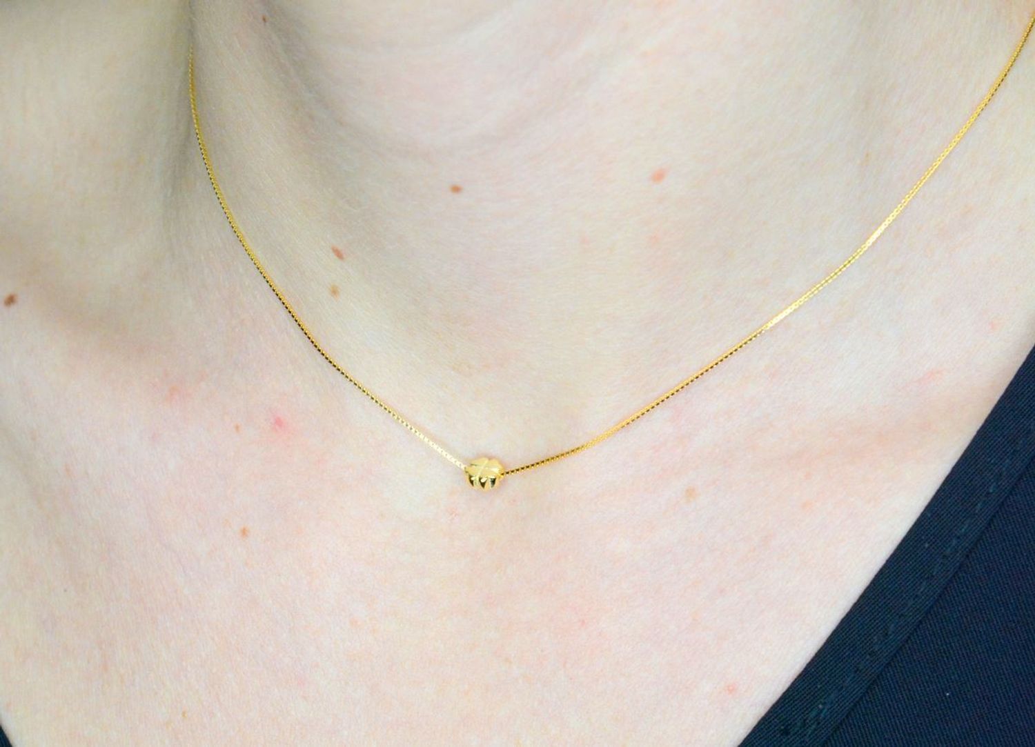 Naszyjnik damski srebrny pozłacany z koniczynką Armonica Nomination 241304 003.png